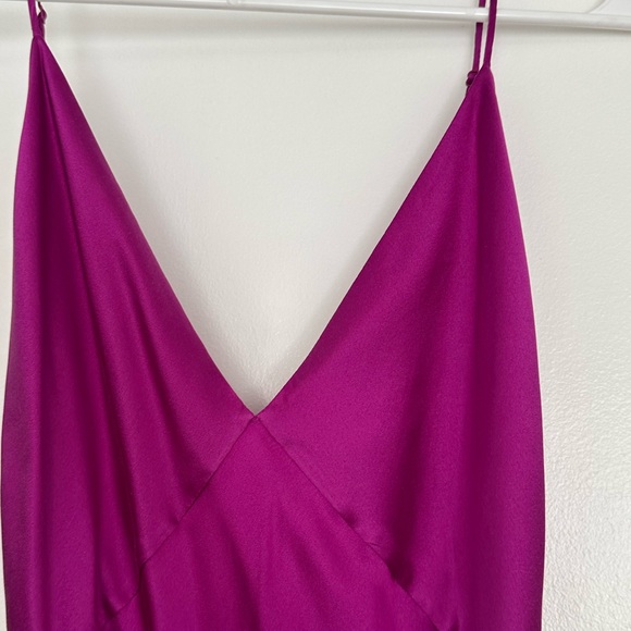 Olivia von Halle Magenta Dress size 1 - Picture 3 of 7